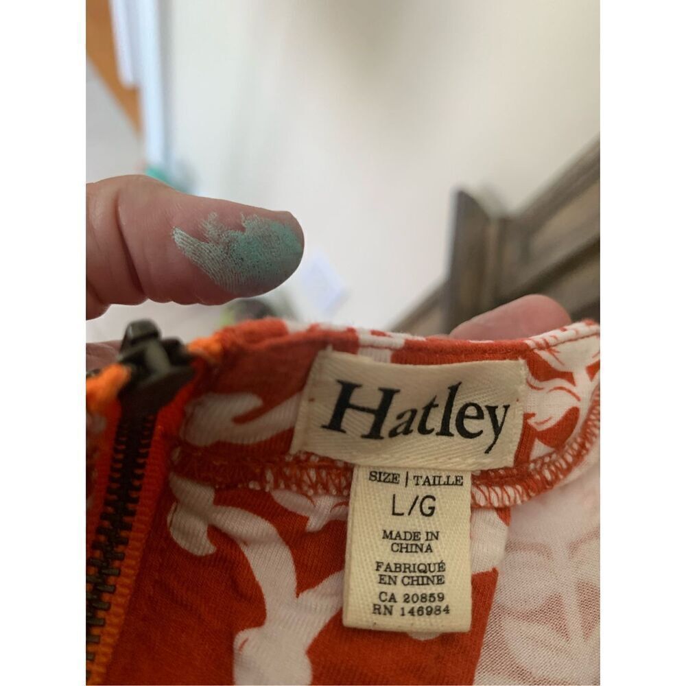 Hatley Dress Short Sleeve Orange Floral Nellie Dress - Picture 3 of 7